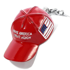 Red MAGA Hat Keychain