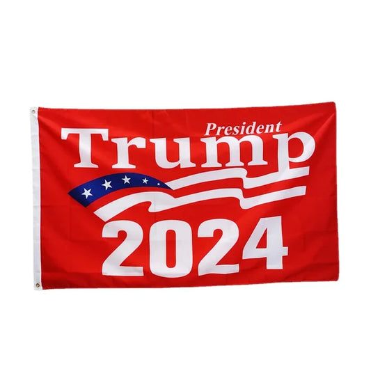Trump 2024 Flag Red - The Trump Collection Store