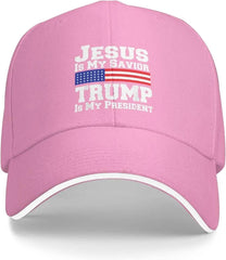 Jesus is My Savior Trump is My President Hat