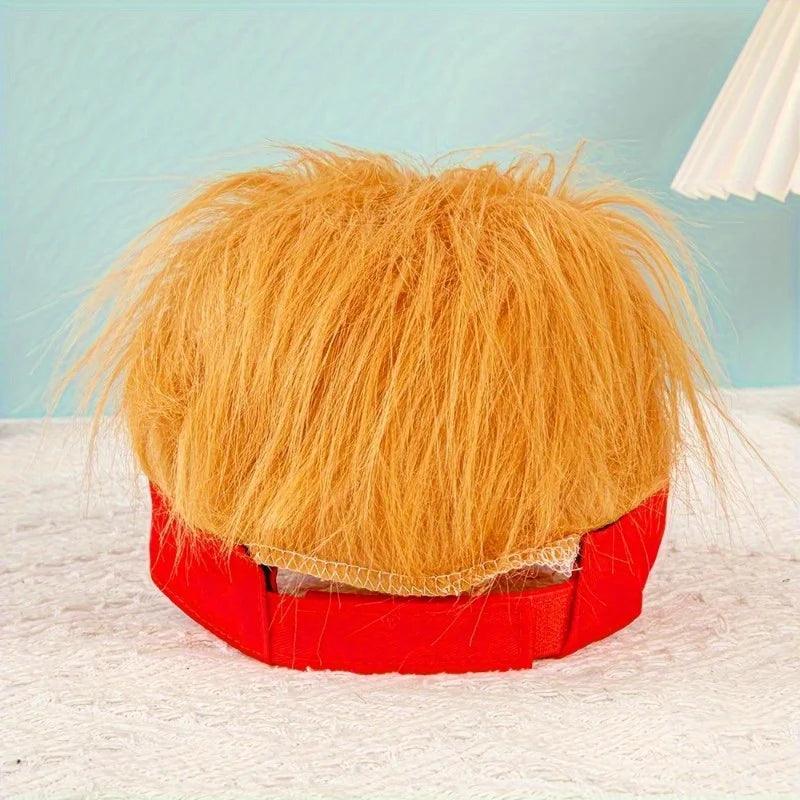 Donald Trump Baseball Hat with Hair