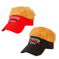 Donald Trump Baseball Hat with Hair