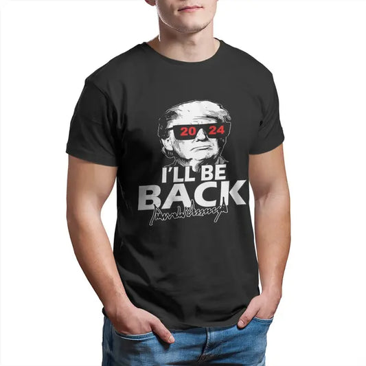 Trump 2024 I'll Be Back Men's T-Shirt - The Trump Collection Store